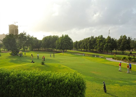 DCK Golf Course or a landscaped park.